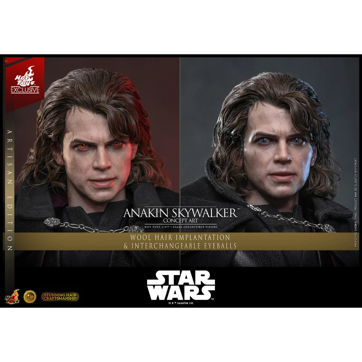 Hot toys Star Wars: Anakin Skywalker (Concept Art Version) (Artisan Edition) MMS 1/6 - Esclusiva Hot Toys