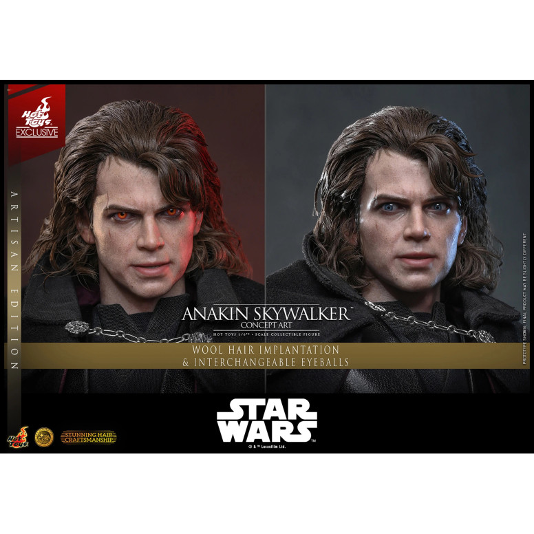 Hot toys Star Wars: Anakin Skywalker (Concept Art Version) (Artisan Edition) MMS 1/6 - Esclusiva Hot Toys