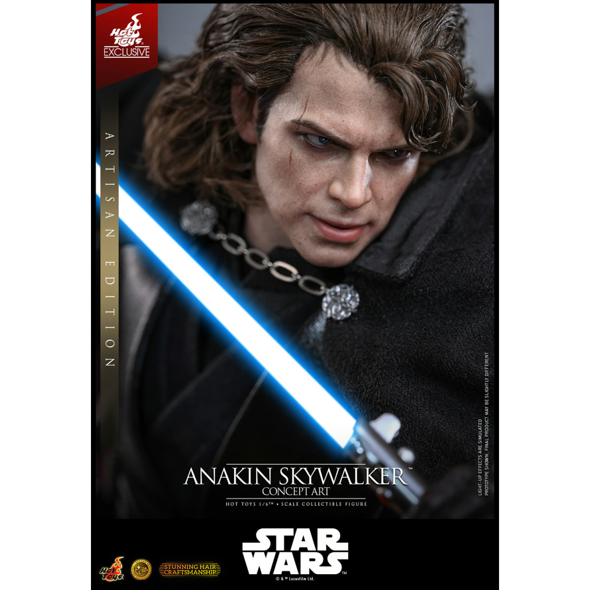 Hot toys Star Wars: Anakin Skywalker (Concept Art Version) (Artisan Edition) MMS 1/6 - Esclusiva Hot Toys