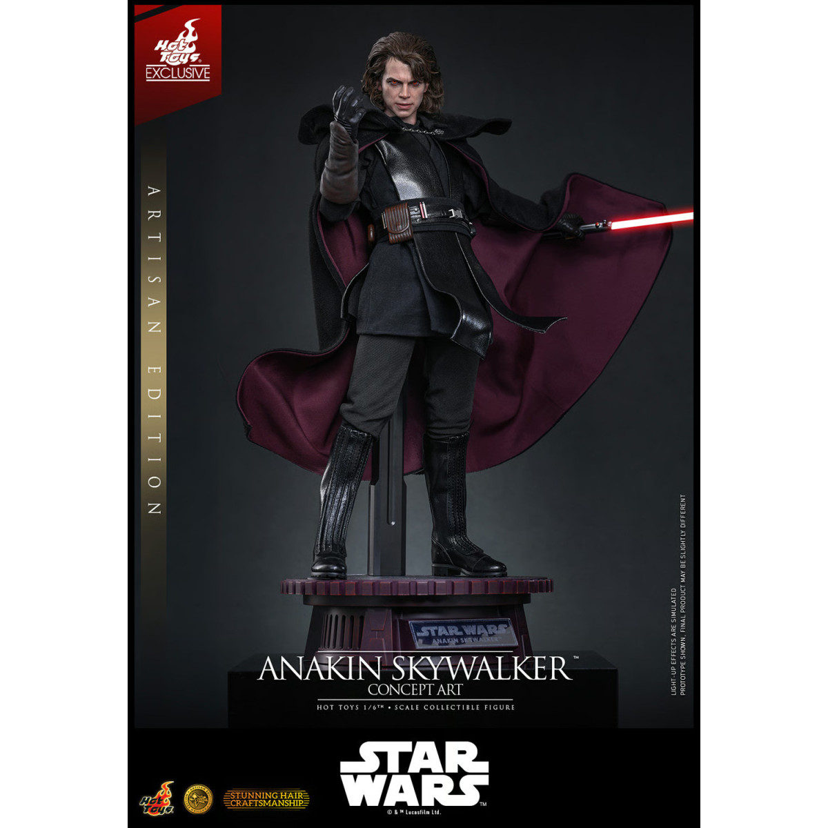 Hot toys Star Wars: Anakin Skywalker (Concept Art Version) (Artisan Edition) MMS 1/6 - Esclusiva Hot Toys