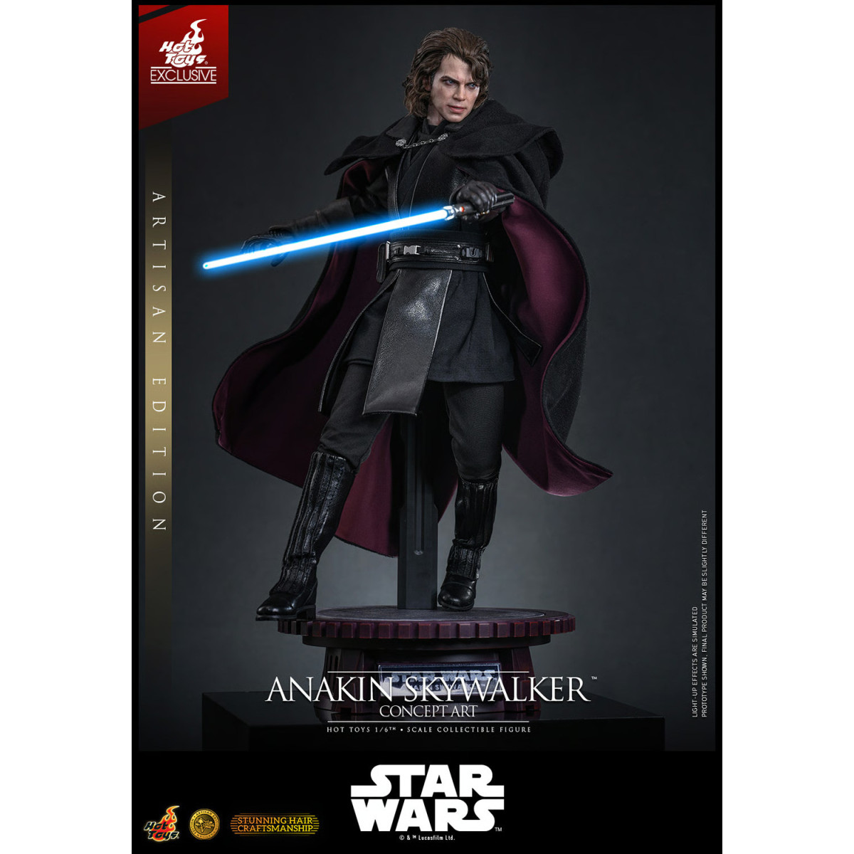 Hot toys Star Wars: Anakin Skywalker (Concept Art Version) (Artisan Edition) MMS 1/6 - Esclusiva Hot Toys