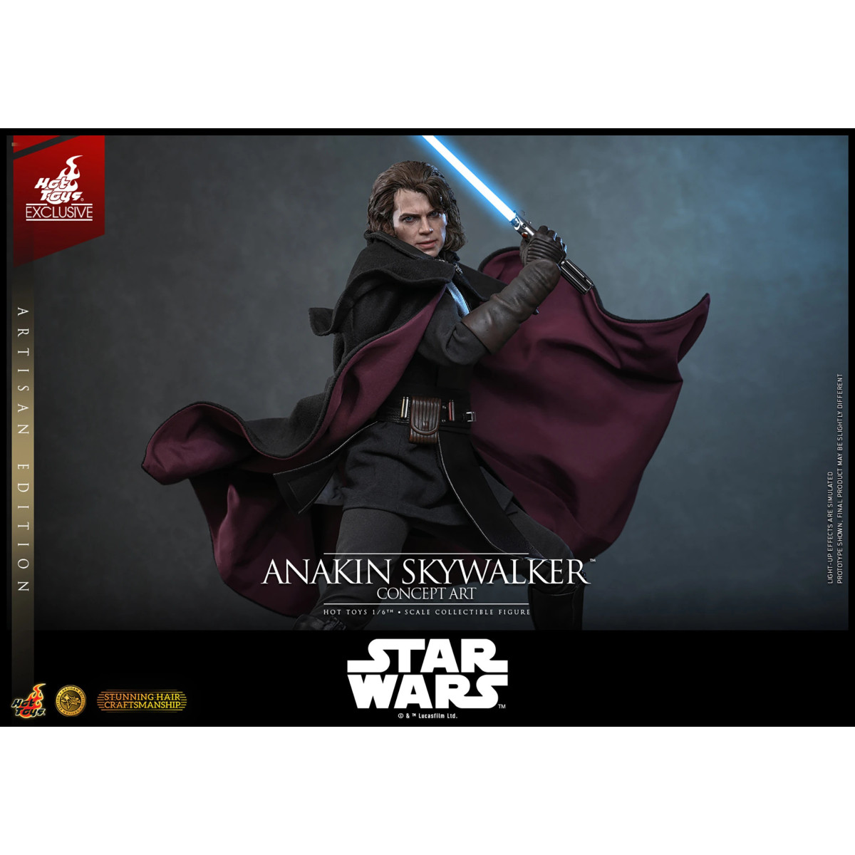 Hot toys Star Wars: Anakin Skywalker (Concept Art Version) (Artisan Edition) MMS 1/6 - Esclusiva Hot Toys