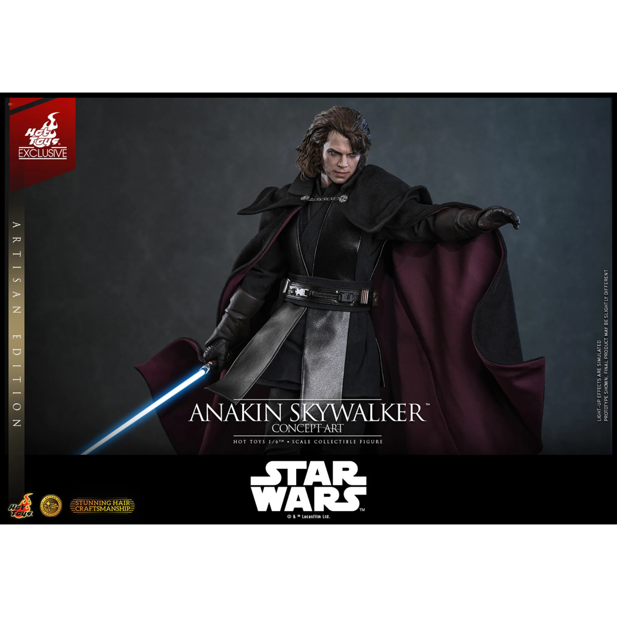 Hot toys Star Wars: Anakin Skywalker (Concept Art Version) (Artisan Edition) MMS 1/6 - Esclusiva Hot Toys