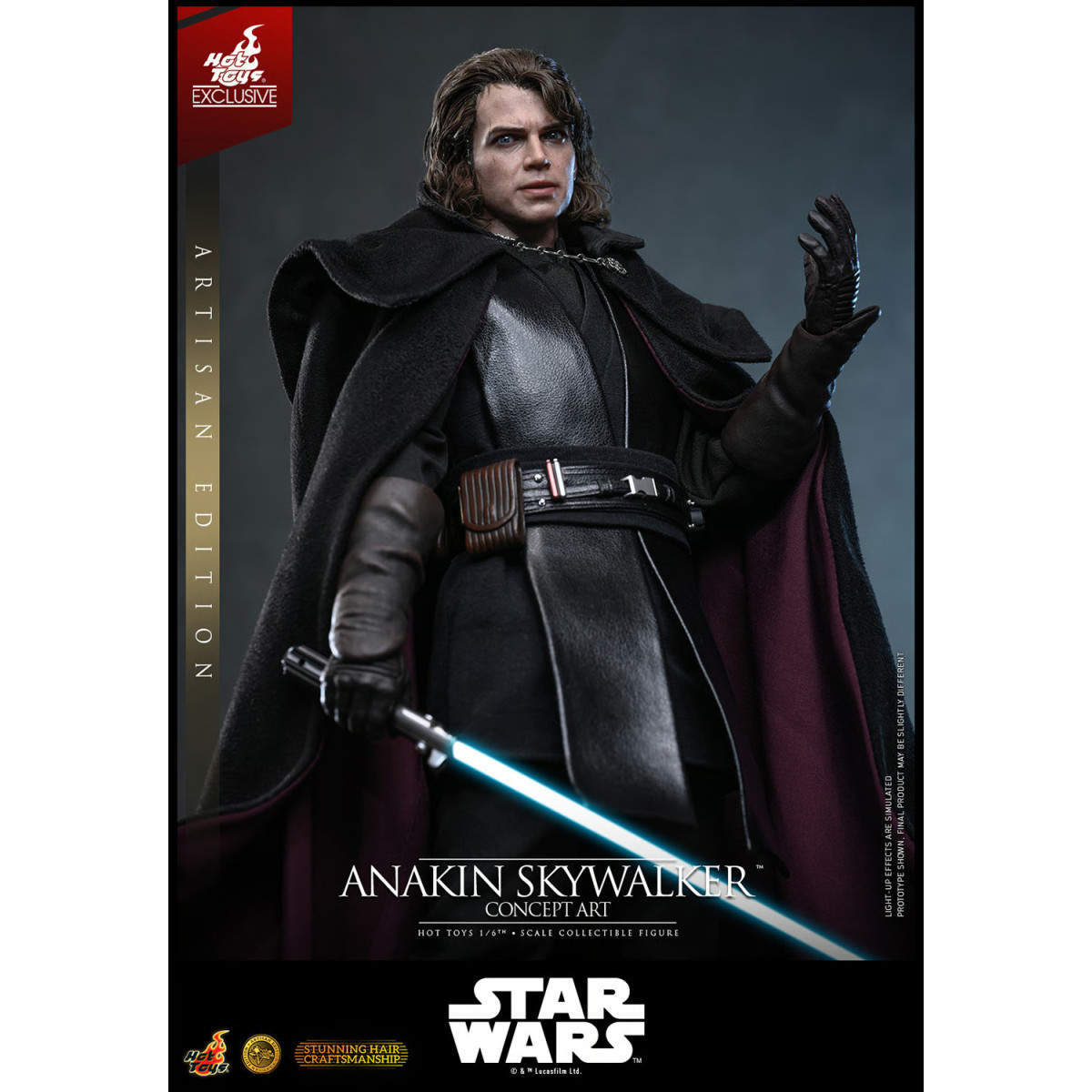 Hot toys Star Wars: Anakin Skywalker (Concept Art Version) (Artisan Edition) MMS 1/6 - Esclusiva Hot Toys