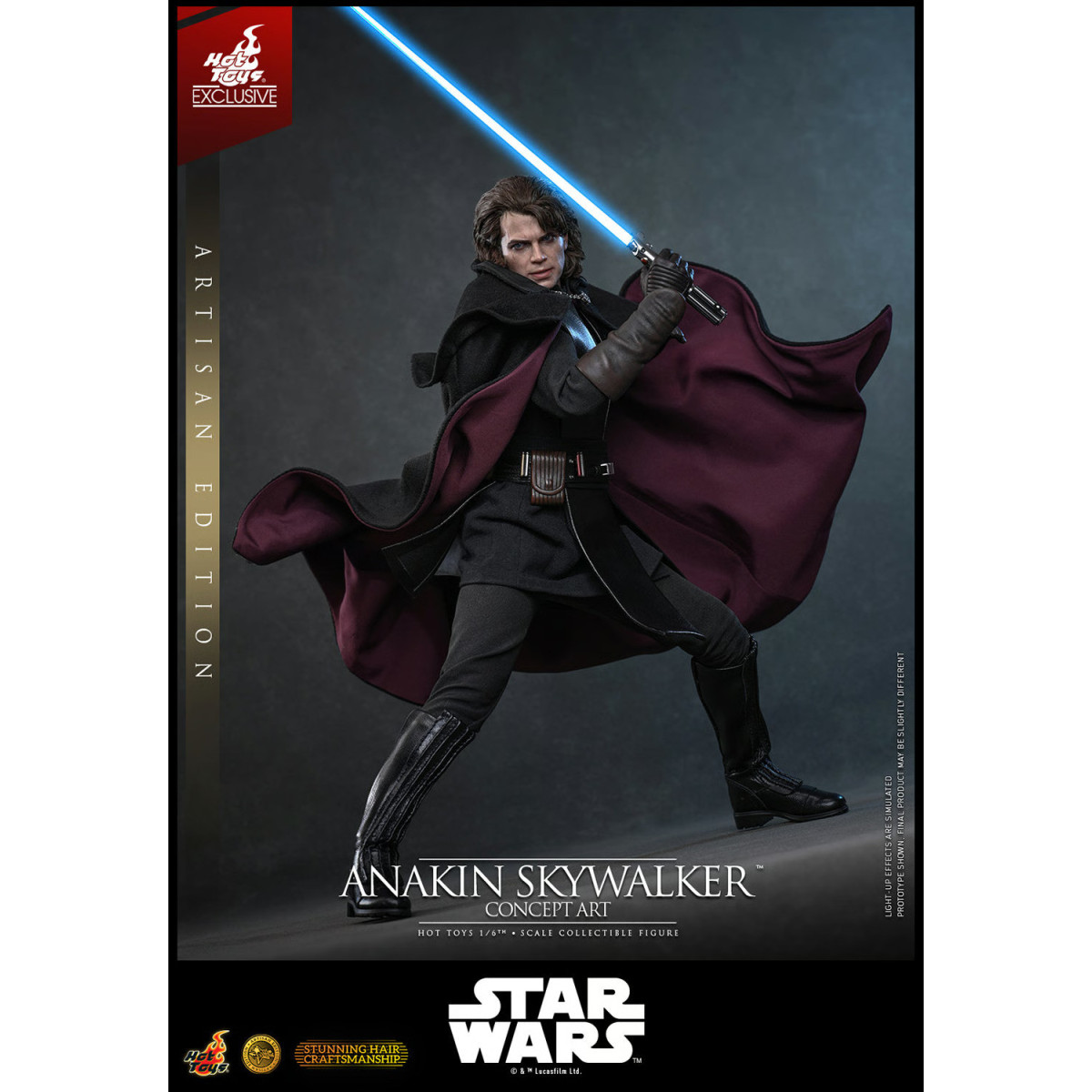 Hot toys Star Wars: Anakin Skywalker (Concept Art Version) (Artisan Edition) MMS 1/6 - Esclusiva Hot Toys