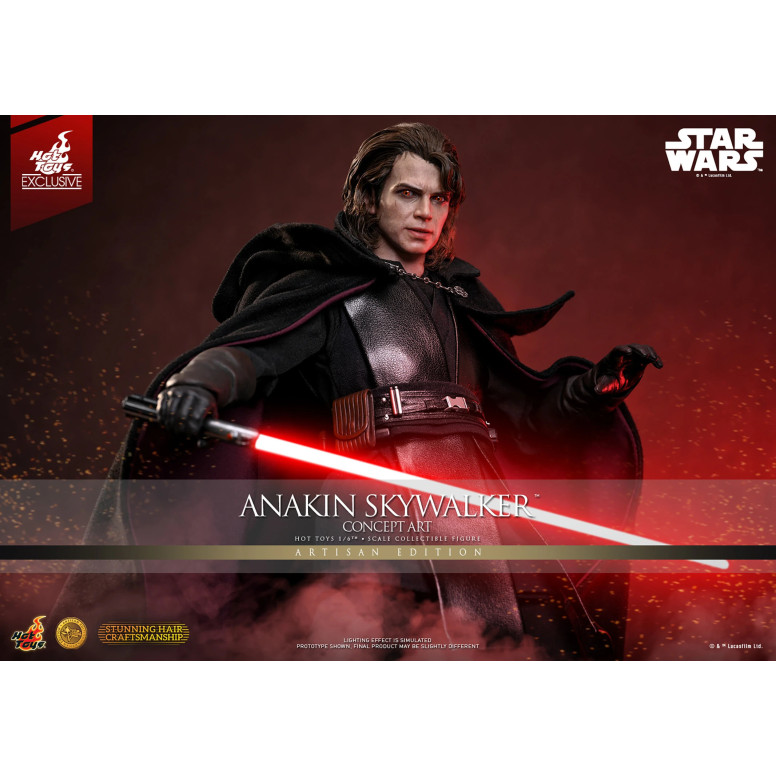 Hot toys Star Wars: Anakin Skywalker (Concept Art Version) (Artisan Edition) MMS 1/6 - Esclusiva Hot Toys