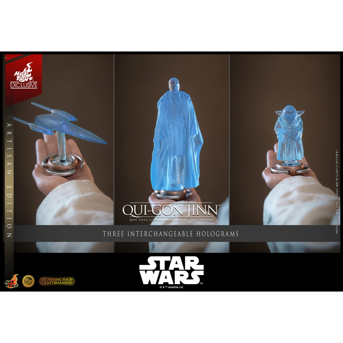 Hot Toys Star Wars La minaccia fantasma - Qui-Gon Jinn (edizione artigianale) 1/6 MMS881