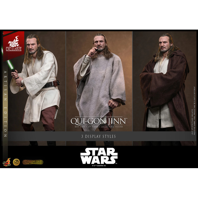 Hot Toys Star Wars La minaccia fantasma - Qui-Gon Jinn (edizione artigianale) 1/6 MMS881