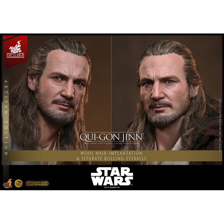 Hot Toys Star Wars La minaccia fantasma - Qui-Gon Jinn (edizione artigianale) 1/6 MMS881