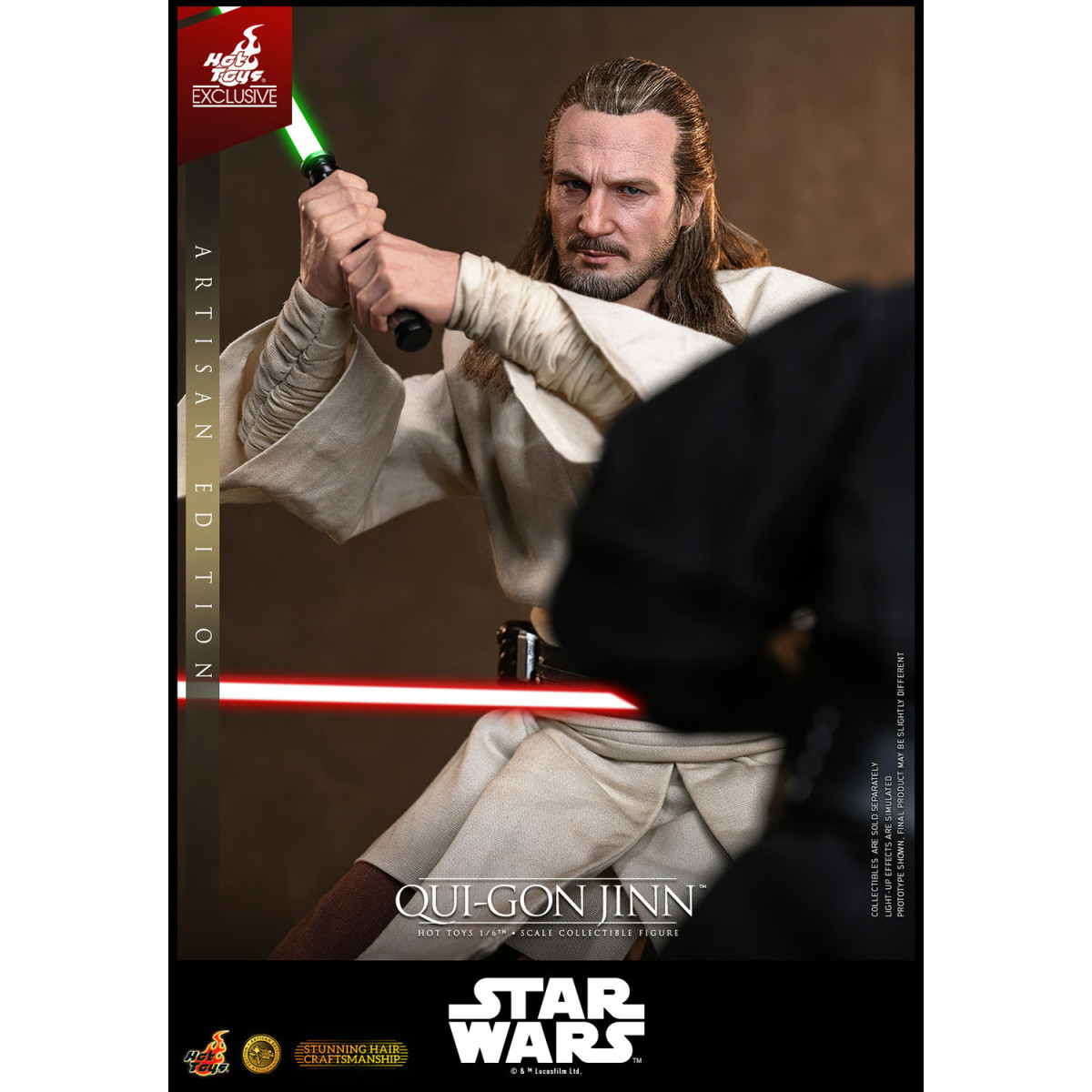 Hot Toys Star Wars La minaccia fantasma - Qui-Gon Jinn (edizione artigianale) 1/6 MMS881