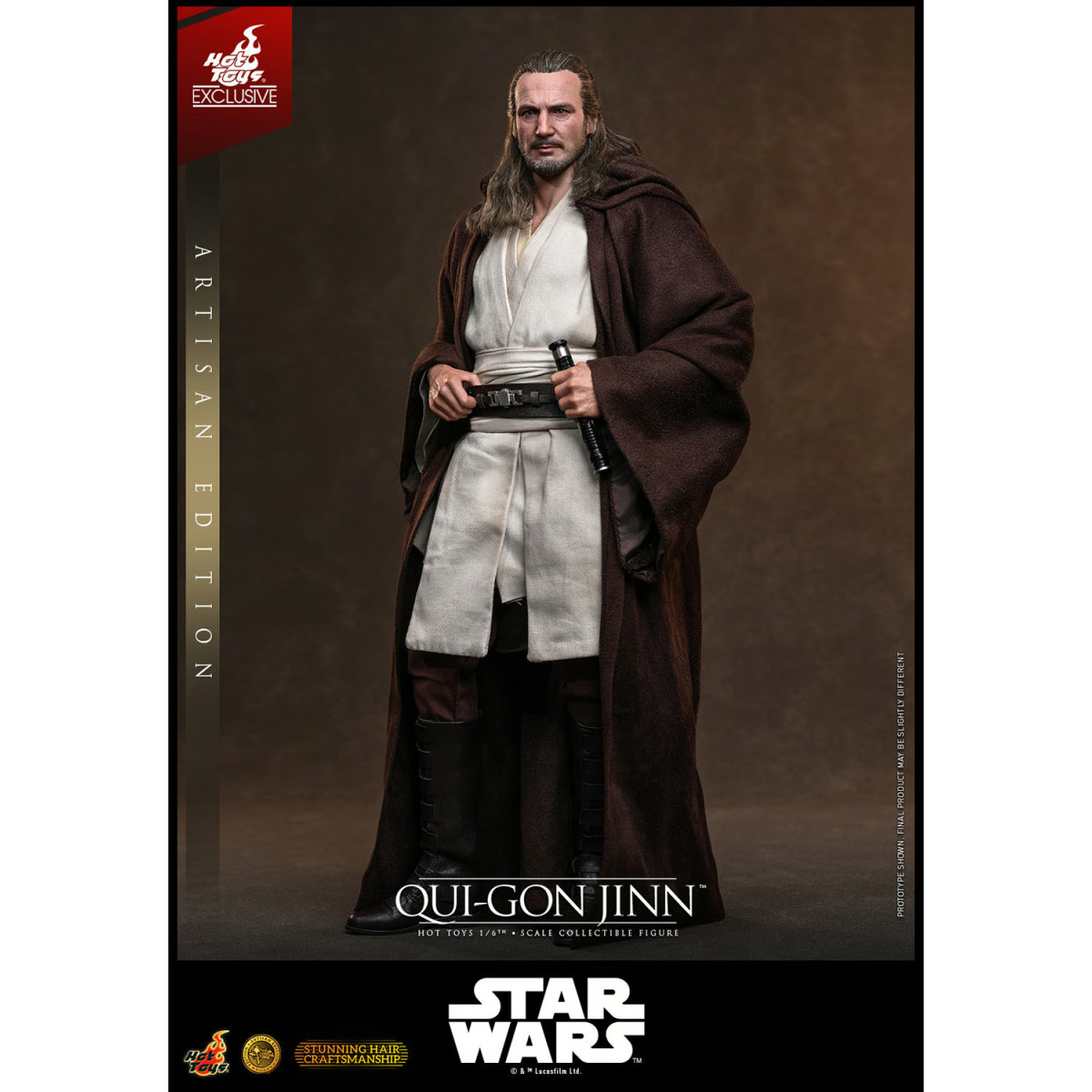 Hot Toys Star Wars La minaccia fantasma - Qui-Gon Jinn (edizione artigianale) 1/6 MMS881