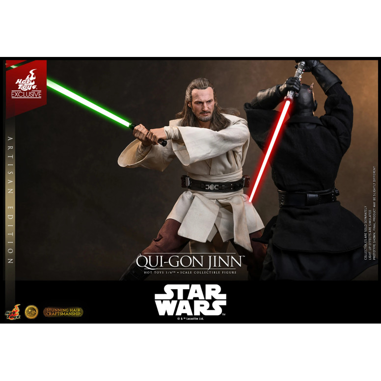 Hot Toys Star Wars La minaccia fantasma - Qui-Gon Jinn (edizione artigianale) 1/6 MMS881