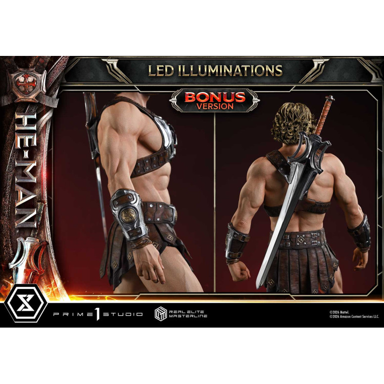 Prime 1 Studio - He-Man Deluxe Versione Bonus - Masters of the Universe (2026) Real Elite Masterline 1/3