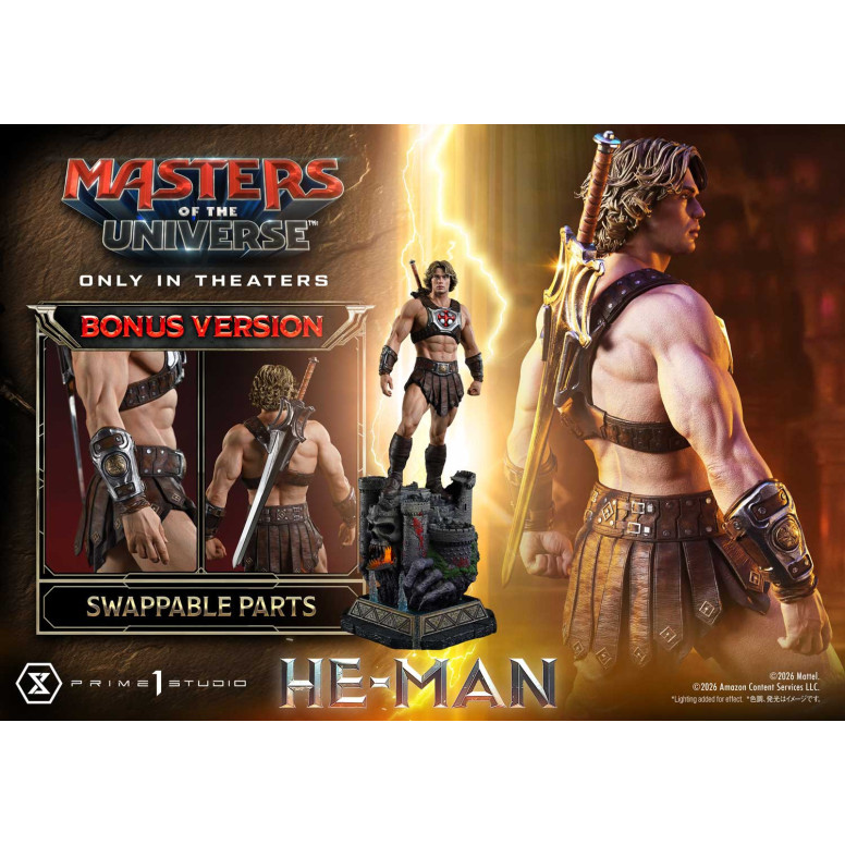 Prime 1 Studio - He-Man Deluxe Versione Bonus - Masters of the Universe (2026) Real Elite Masterline 1/3