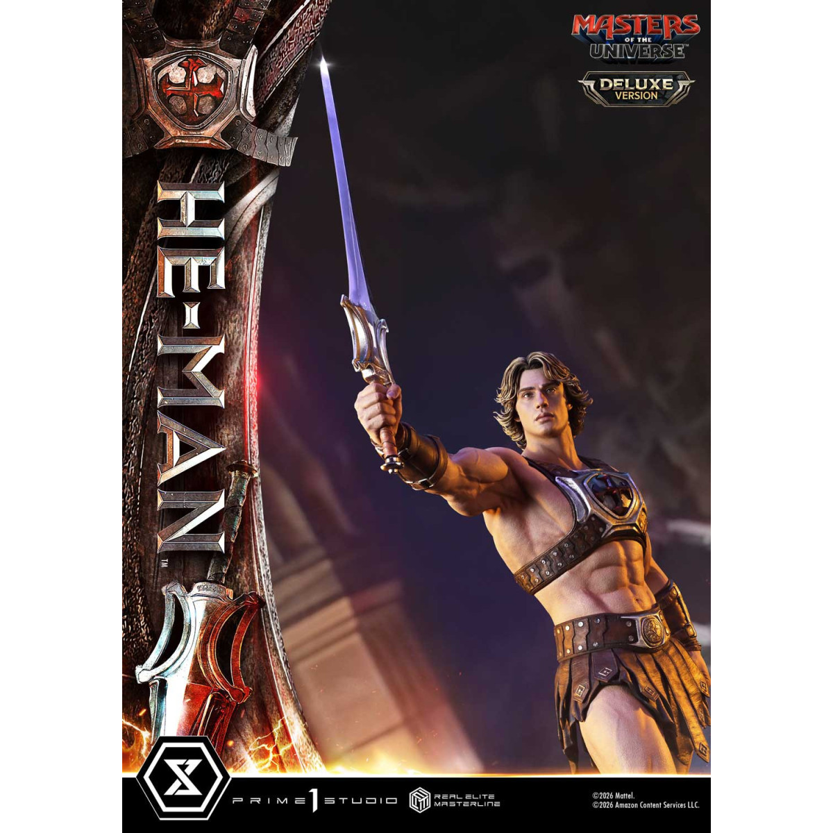 Prime 1 Studio - He-Man Deluxe Versione Bonus - Masters of the Universe (2026) Real Elite Masterline 1/3