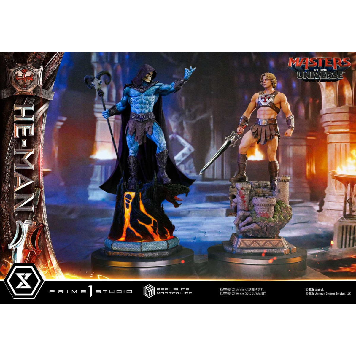Prime 1 Studio - He-Man Deluxe Versione Bonus - Masters of the Universe (2026) Real Elite Masterline 1/3
