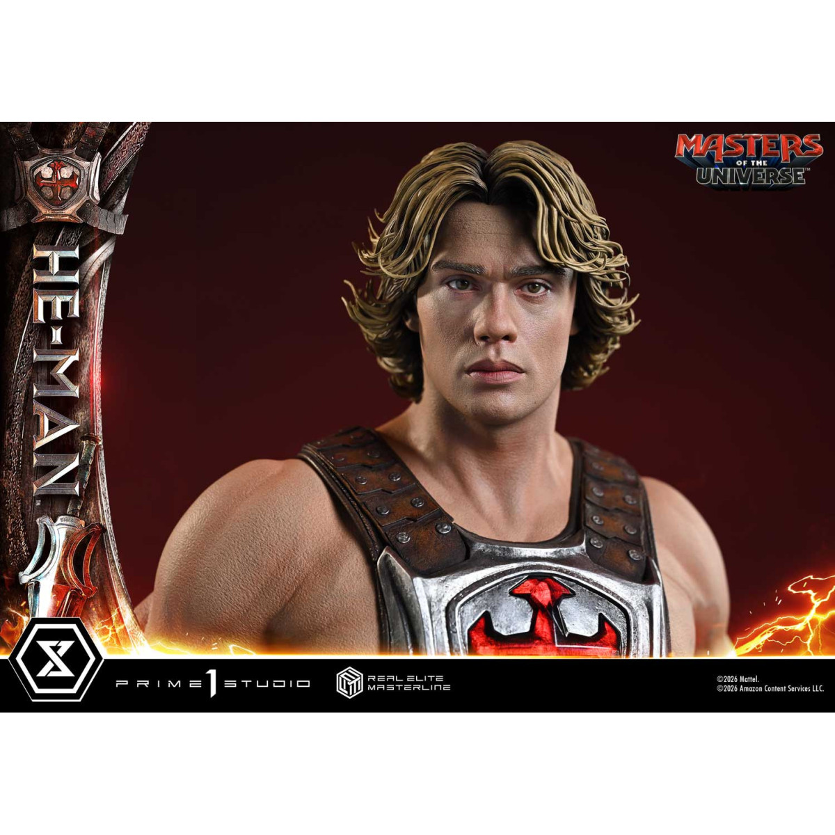 Prime 1 Studio - He-Man Deluxe Versione Bonus - Masters of the Universe (2026) Real Elite Masterline 1/3