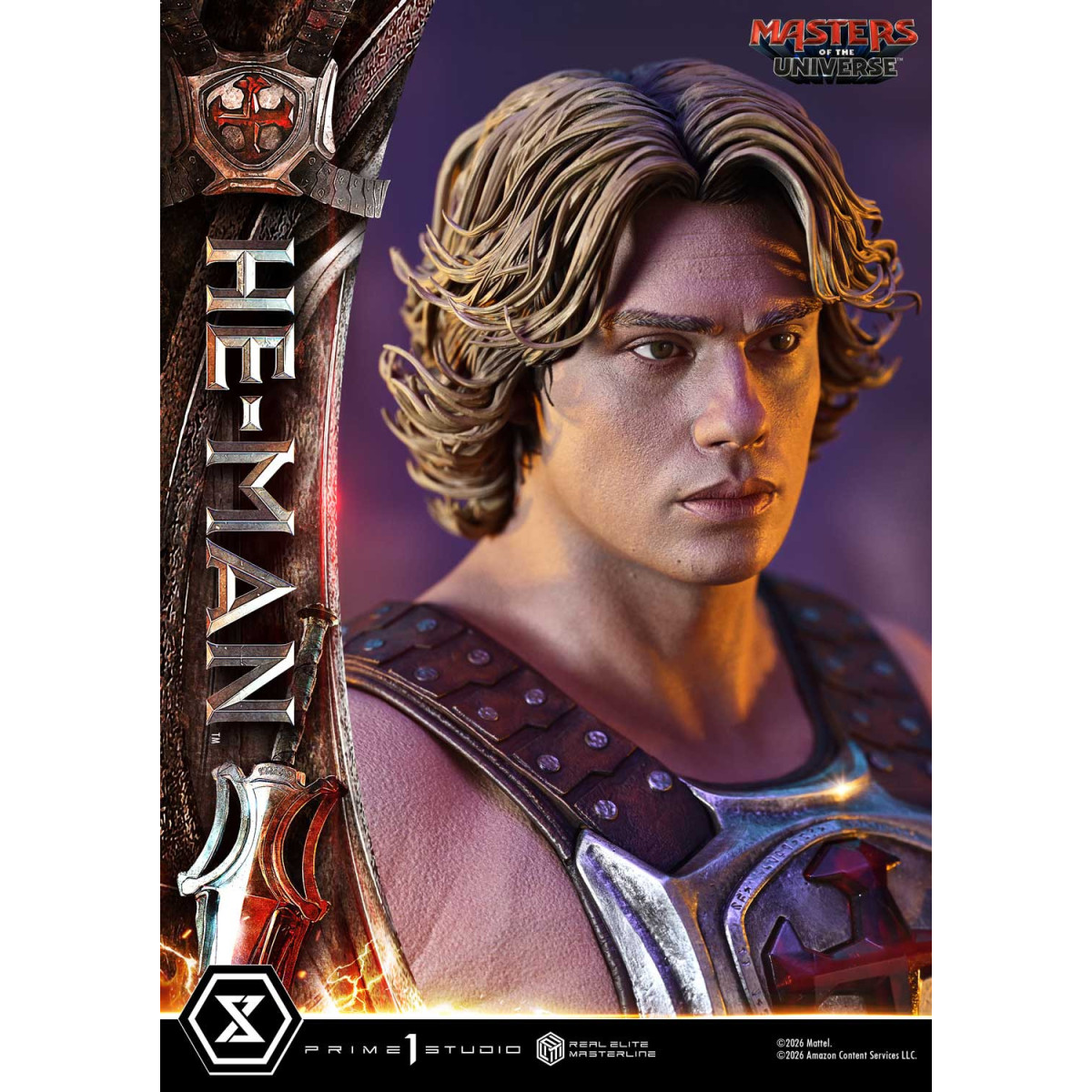 Prime 1 Studio - He-Man Deluxe Versione Bonus - Masters of the Universe (2026) Real Elite Masterline 1/3