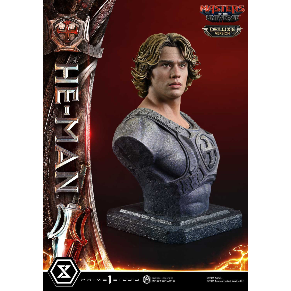 Prime 1 Studio - He-Man Deluxe Versione Bonus - Masters of the Universe (2026) Real Elite Masterline 1/3