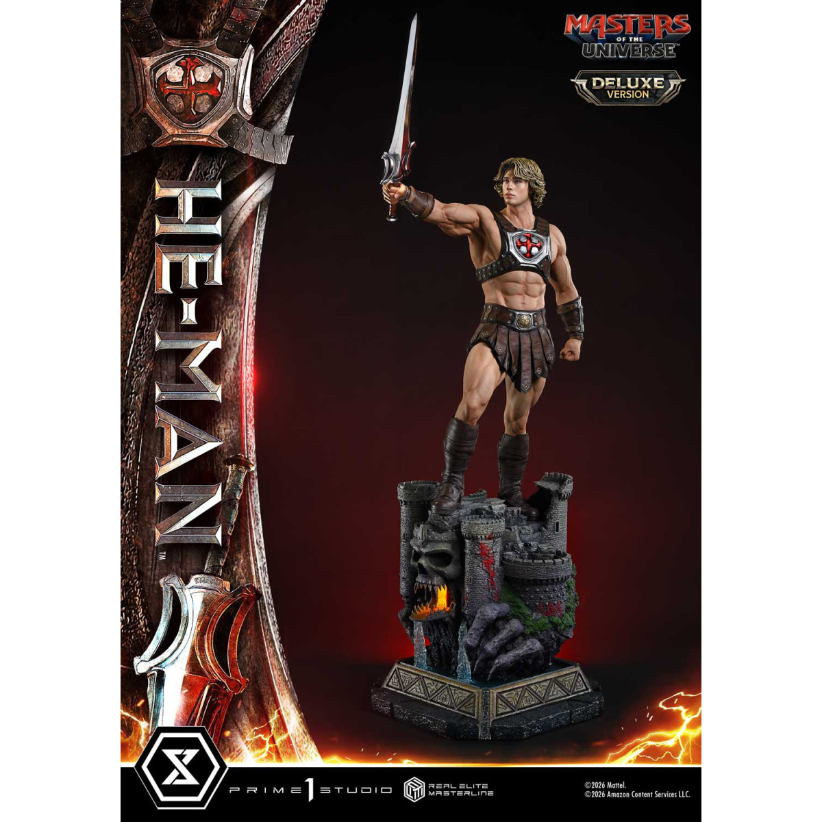 Prime 1 Studio - He-Man Deluxe Versione Bonus - Masters of the Universe (2026) Real Elite Masterline 1/3