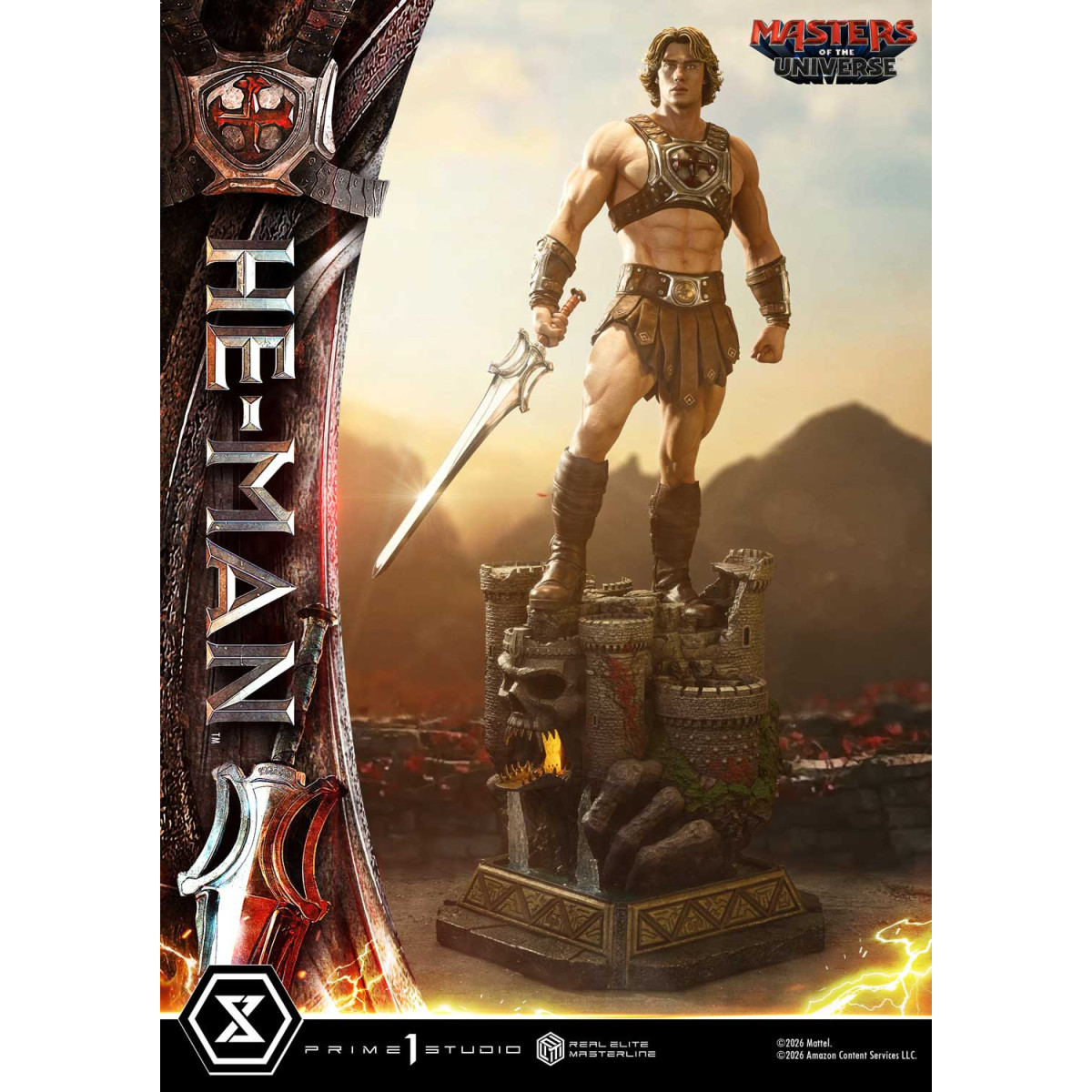 Prime 1 Studio - He-Man Deluxe Versione Bonus - Masters of the Universe (2026) Real Elite Masterline 1/3