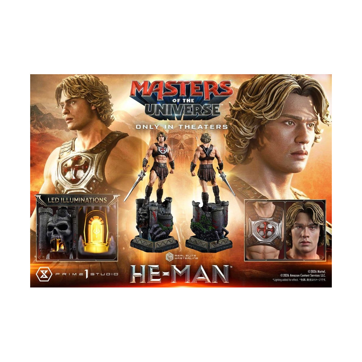 Prime 1 Studio - He-Man - I padroni dell'universo (2026) Real Elite Masterline 1/3
