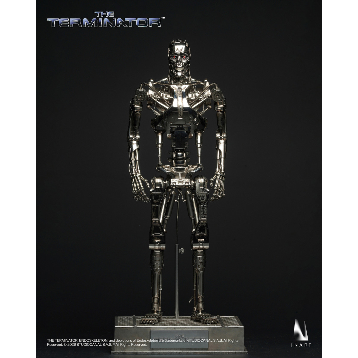 INART - Endoscheletro T-800 - Figurina da collezione in scala 1/6 - The Terminator