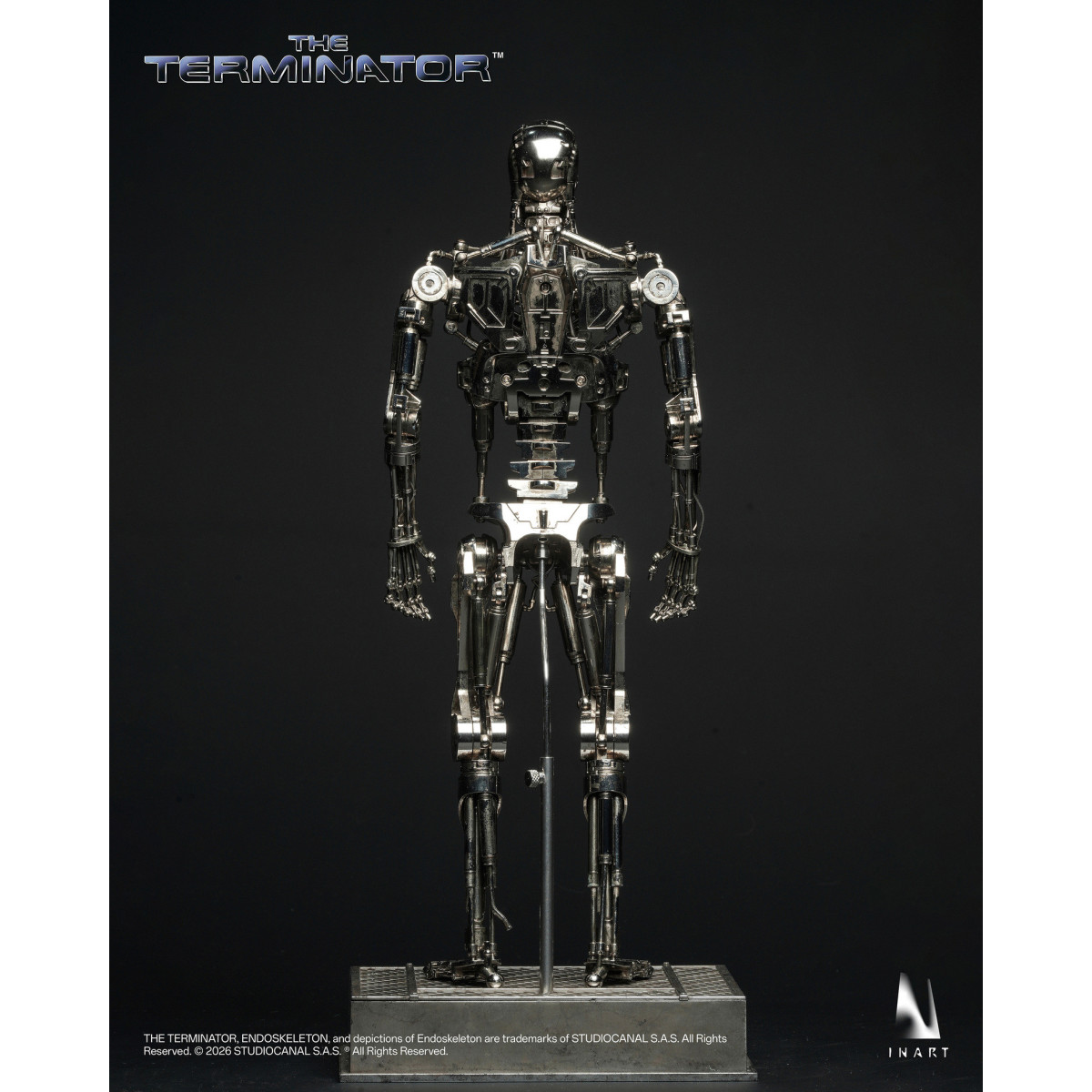 INART - Endoscheletro T-800 - Figurina da collezione in scala 1/6 - The Terminator
