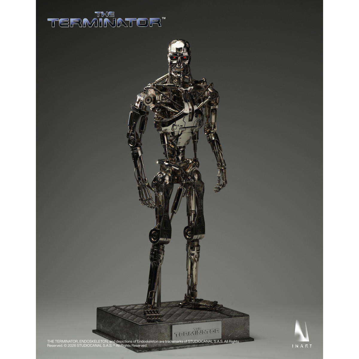INART - Endoscheletro T-800 - Figurina da collezione in scala 1/6 - The Terminator