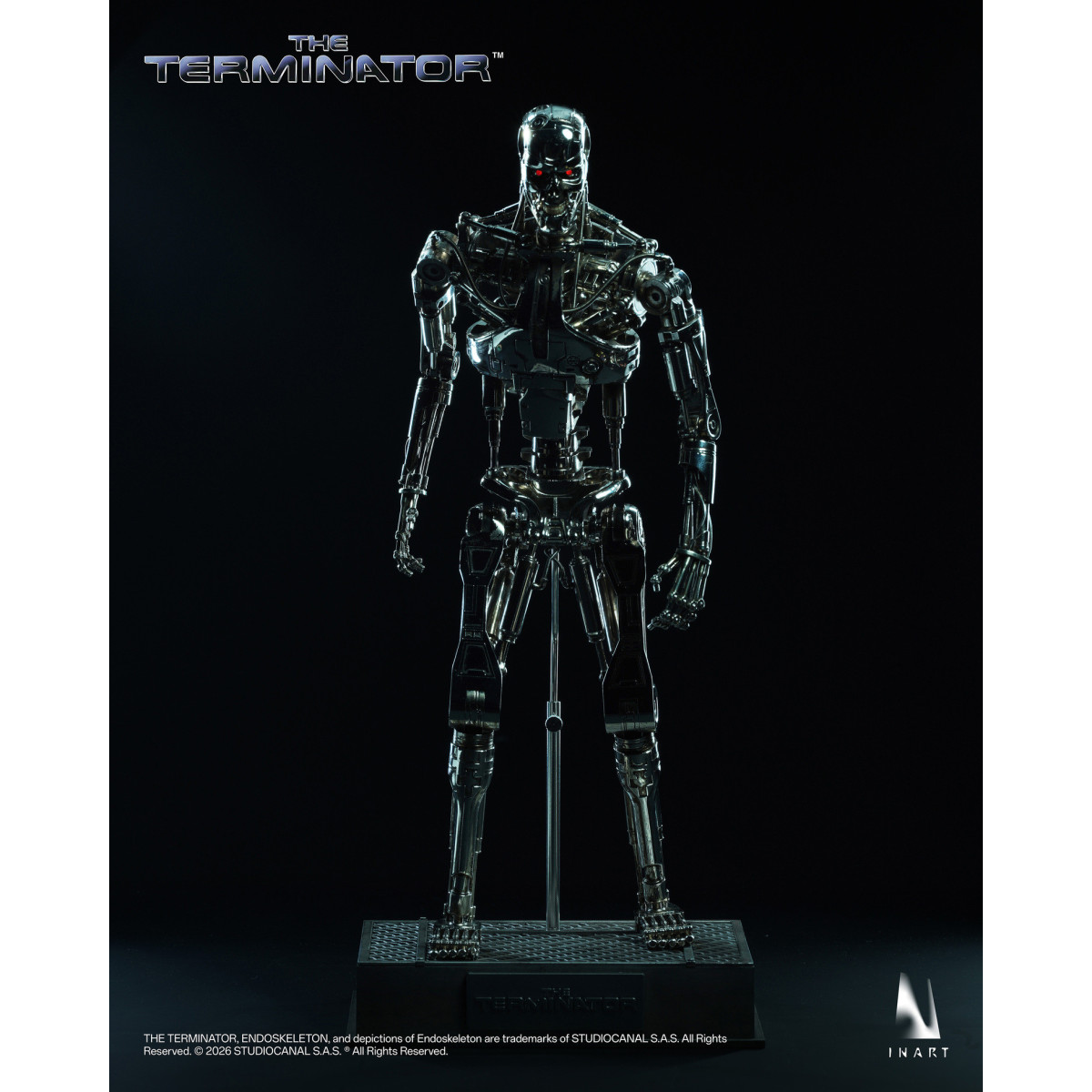 INART - Endoscheletro T-800 - Figurina da collezione in scala 1/6 - The Terminator