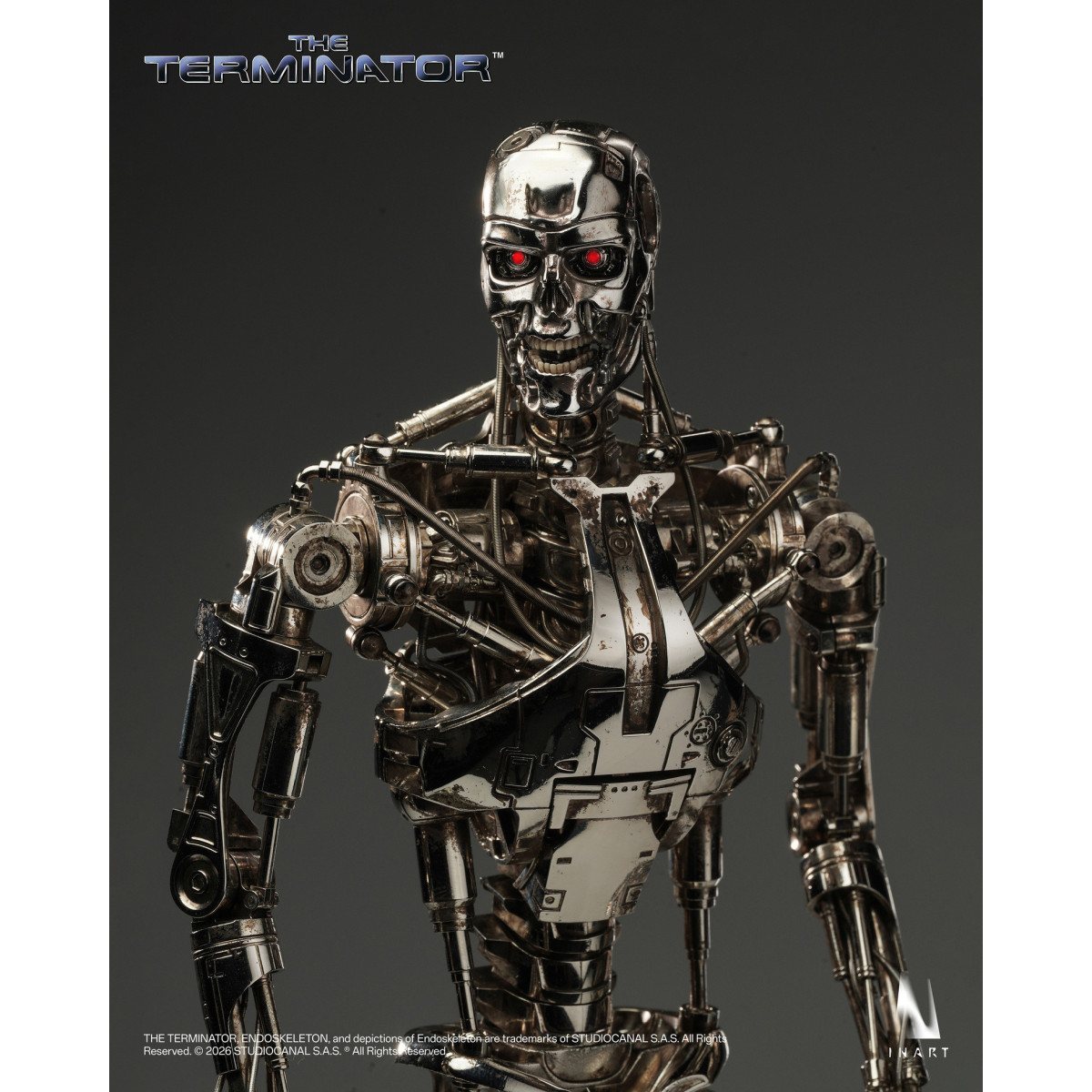 INART - Endoscheletro T-800 - Figurina da collezione in scala 1/6 - The Terminator