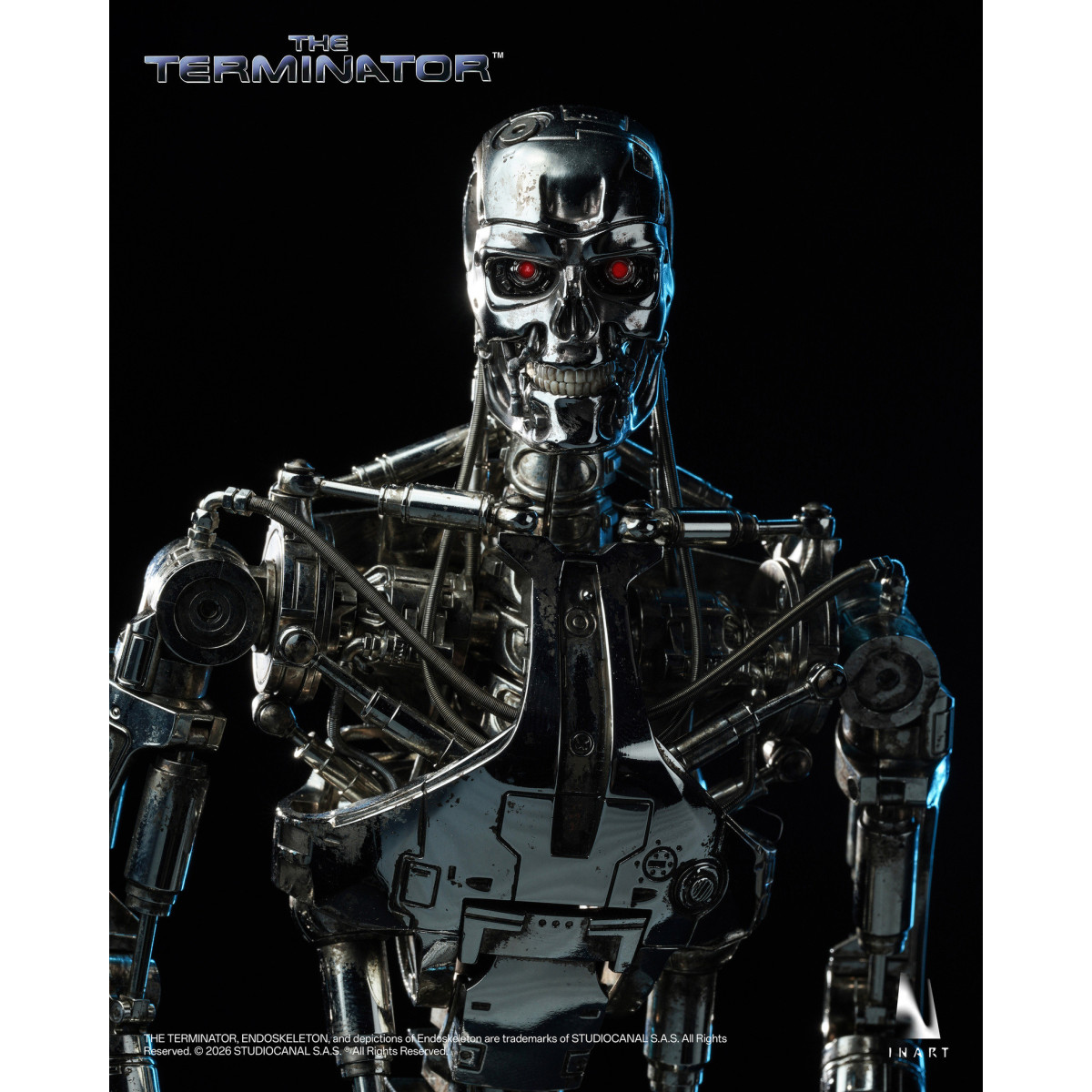 INART - Endoscheletro T-800 - Figurina da collezione in scala 1/6 - The Terminator