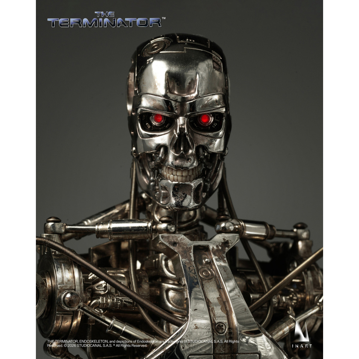 INART - Endoscheletro T-800 - Figurina da collezione in scala 1/6 - The Terminator