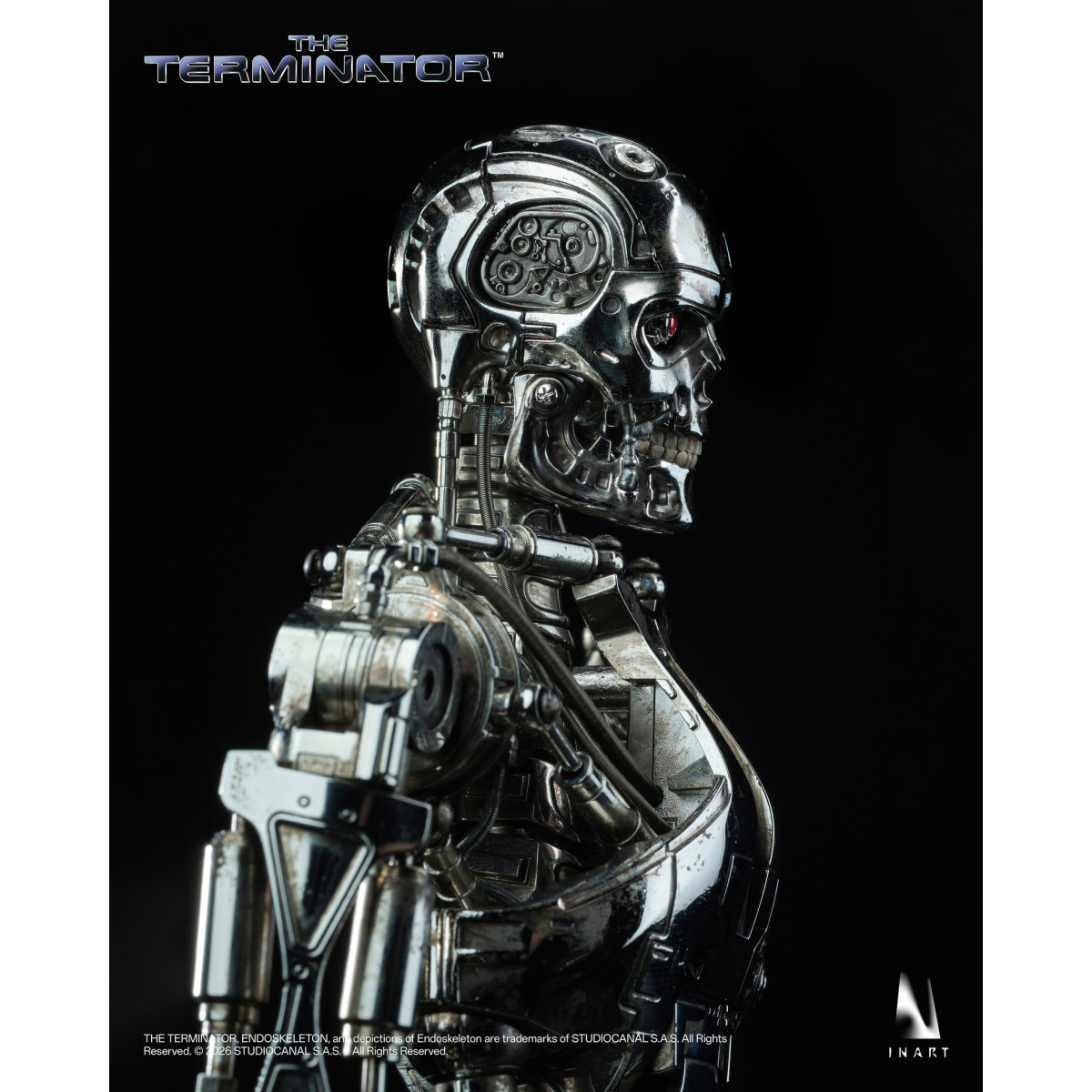 INART - Endoscheletro T-800 - Figurina da collezione in scala 1/6 - The Terminator