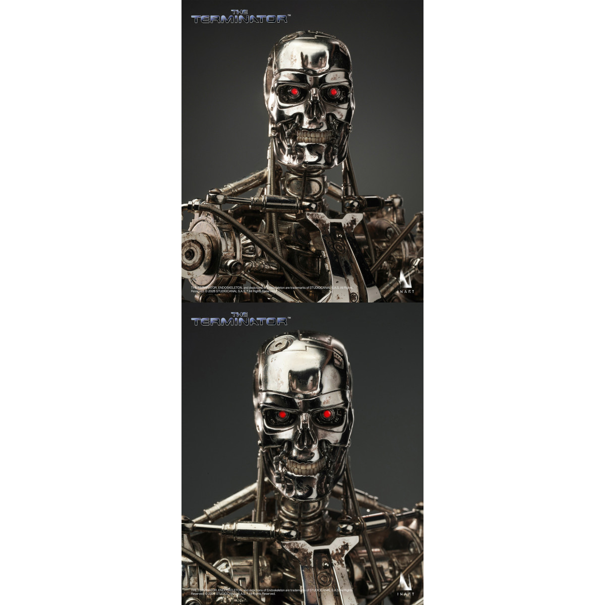 INART - Endoscheletro T-800 - Figurina da collezione in scala 1/6 - The Terminator