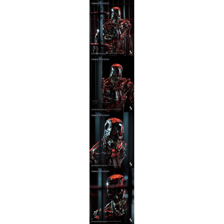 INART - Endoscheletro T-800 - Figurina da collezione in scala 1/6 - The Terminator