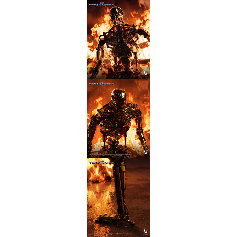 INART - Endoscheletro T-800 - Figurina da collezione in scala 1/6 - The Terminator
