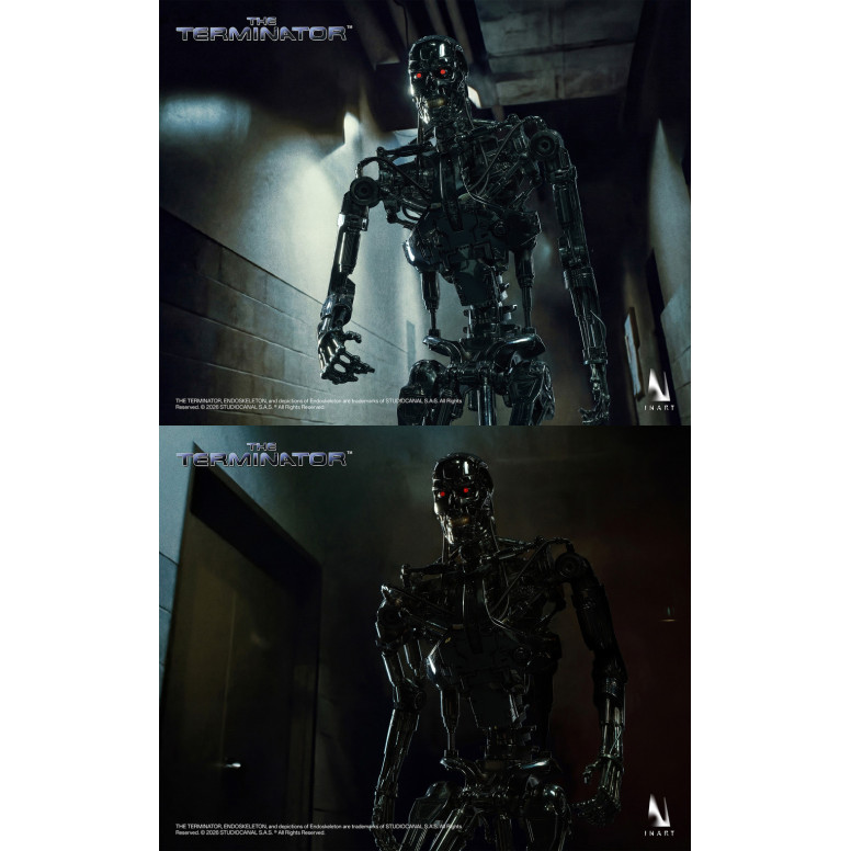 INART - Endoscheletro T-800 - Figurina da collezione in scala 1/6 - The Terminator