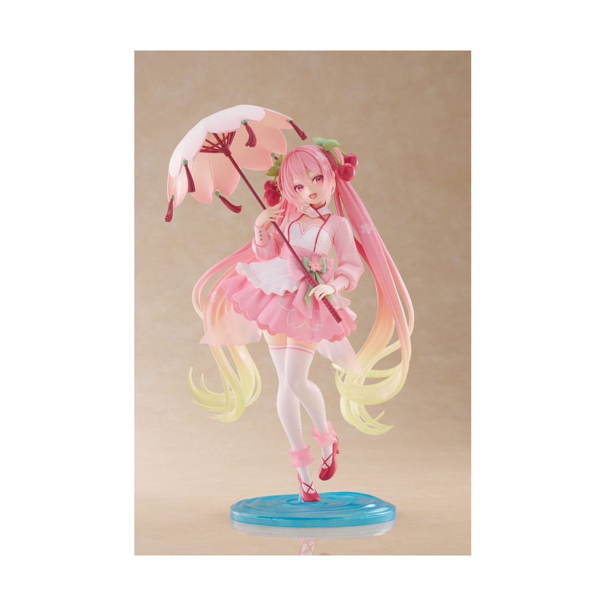 Taito AMP Fig - Hatsune Miku - SAKURA MIKU LANTERN VER. Figurina