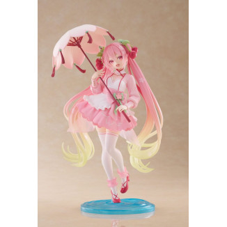Taito AMP Fig - Hatsune Miku - SAKURA MIKU LANTERN VER. Figurina