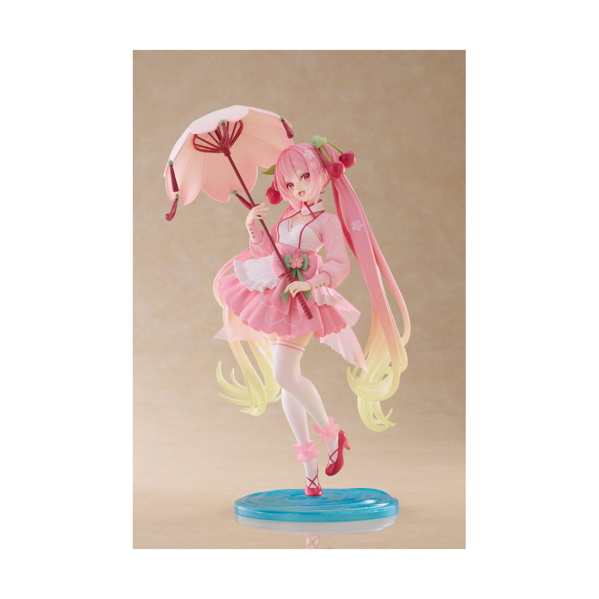 Taito AMP Fig - Hatsune Miku - SAKURA MIKU LANTERN VER. Figurina