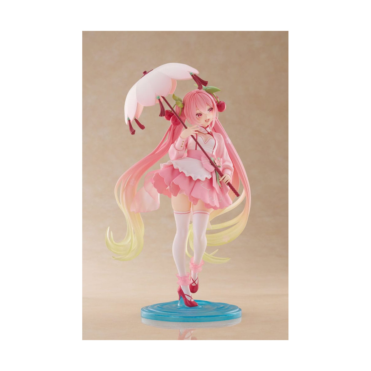 Taito AMP Fig - Hatsune Miku - SAKURA MIKU LANTERN VER. Figurina