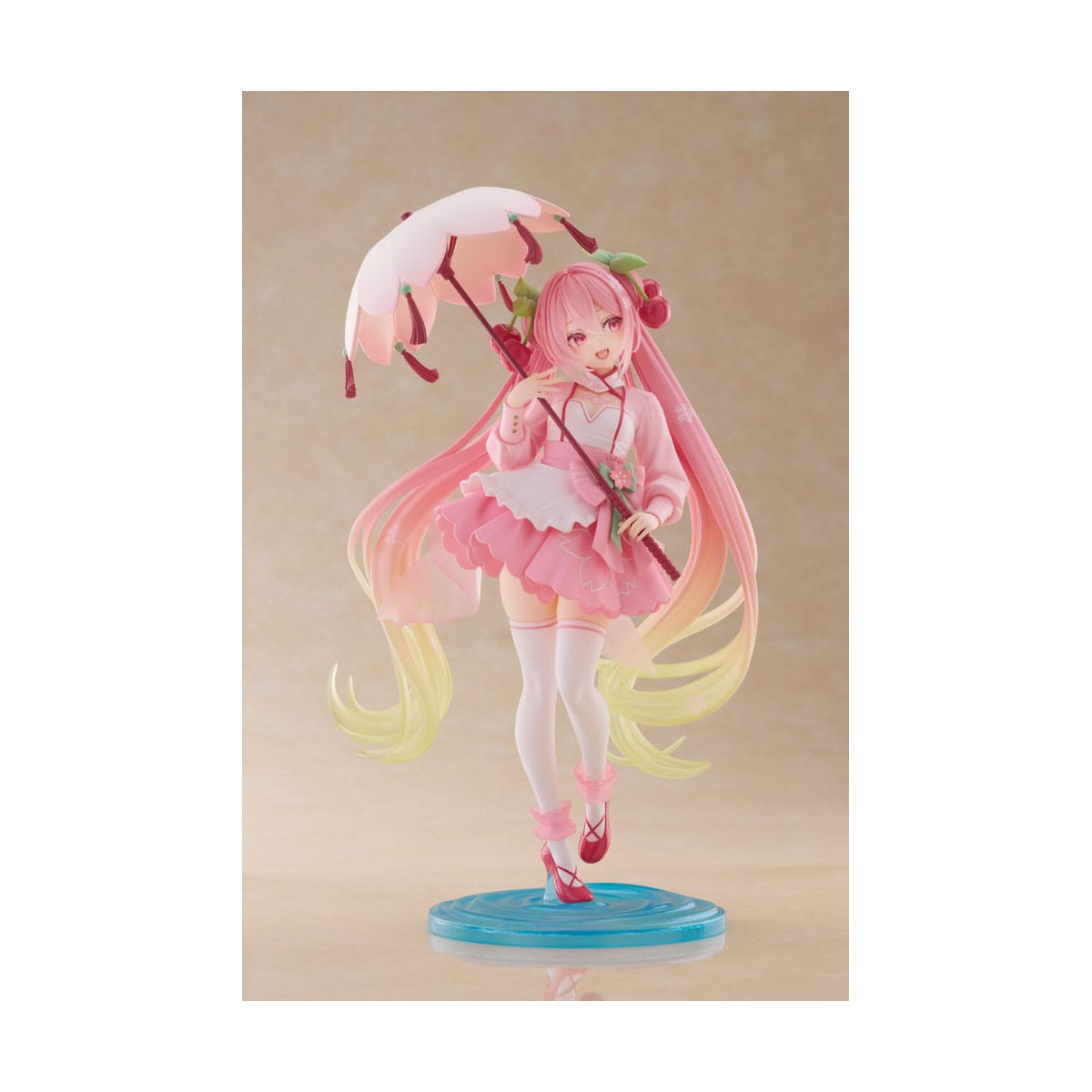 Taito AMP Fig - Hatsune Miku - SAKURA MIKU LANTERN VER. Figurina