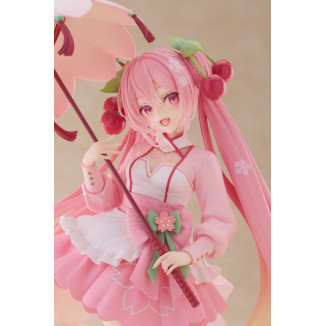 Taito AMP Fig - Hatsune Miku - SAKURA MIKU LANTERN VER. Figurina