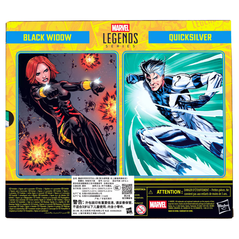 Marvel Legends - Black Widow e Quicksilver