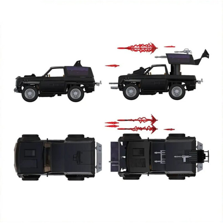 I sudditi fedeli - M.A.S.K. Ondata 2 - Cliff Dagger con Jackhammer AAV (Armored Assault Vehicle)