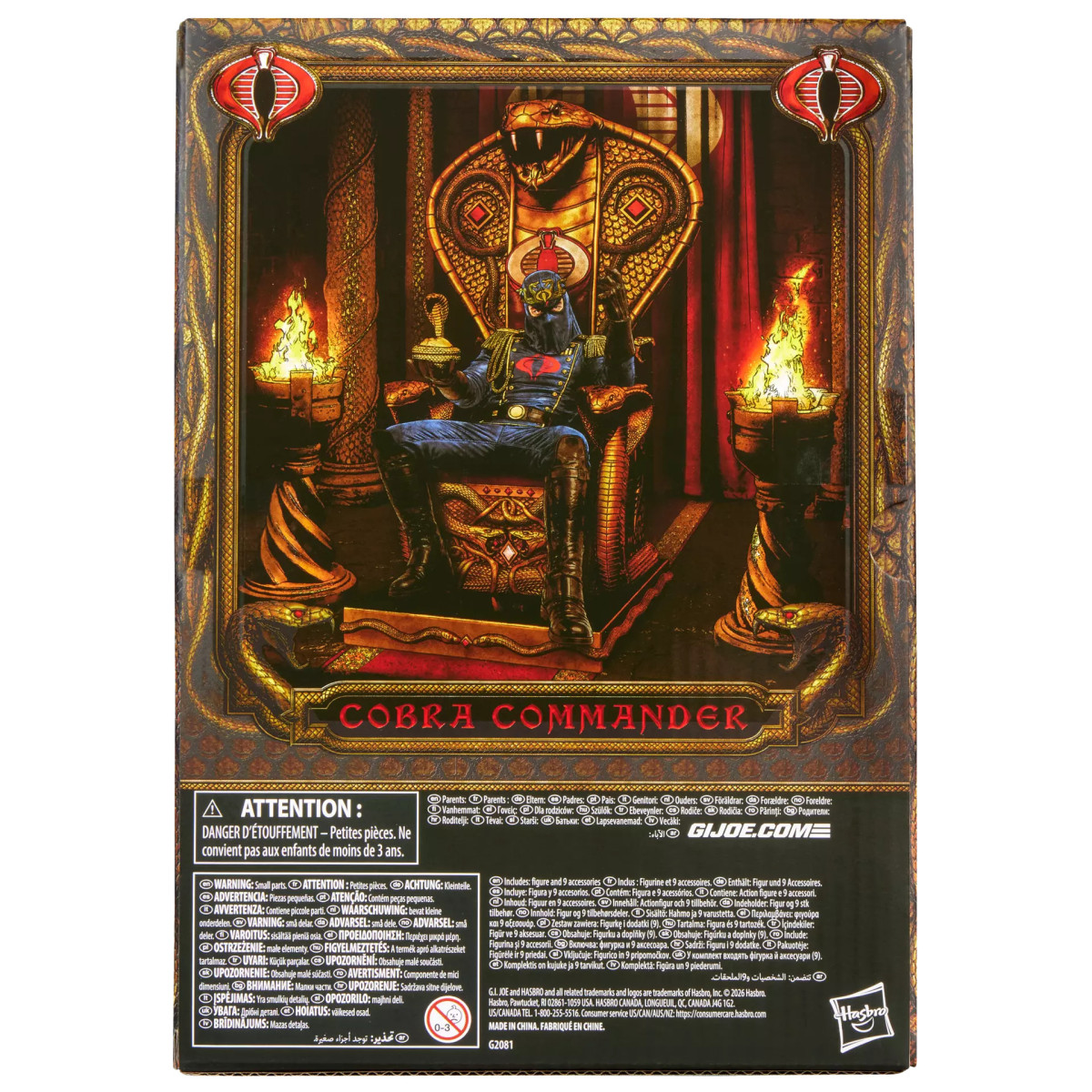 Hasbro G.I.JOE Serie Classified - Cappuccio " " da abbinare al set Throne Cobra