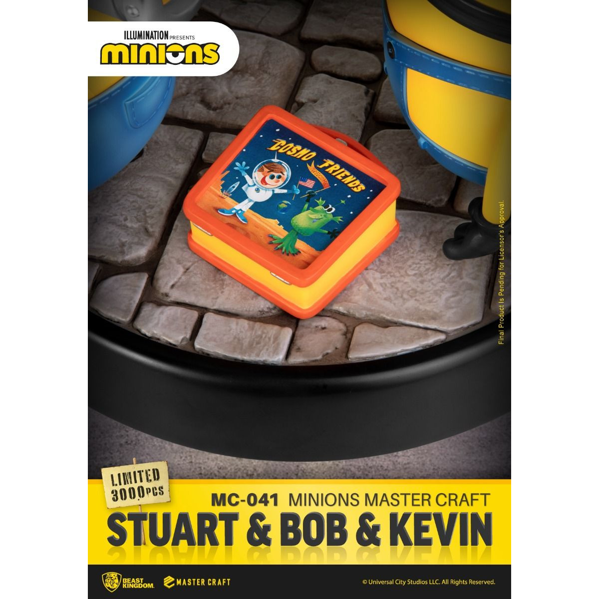 Beast Kingdom Illuminazione - Master Craft Stuart, Bob e Kevin - Minions