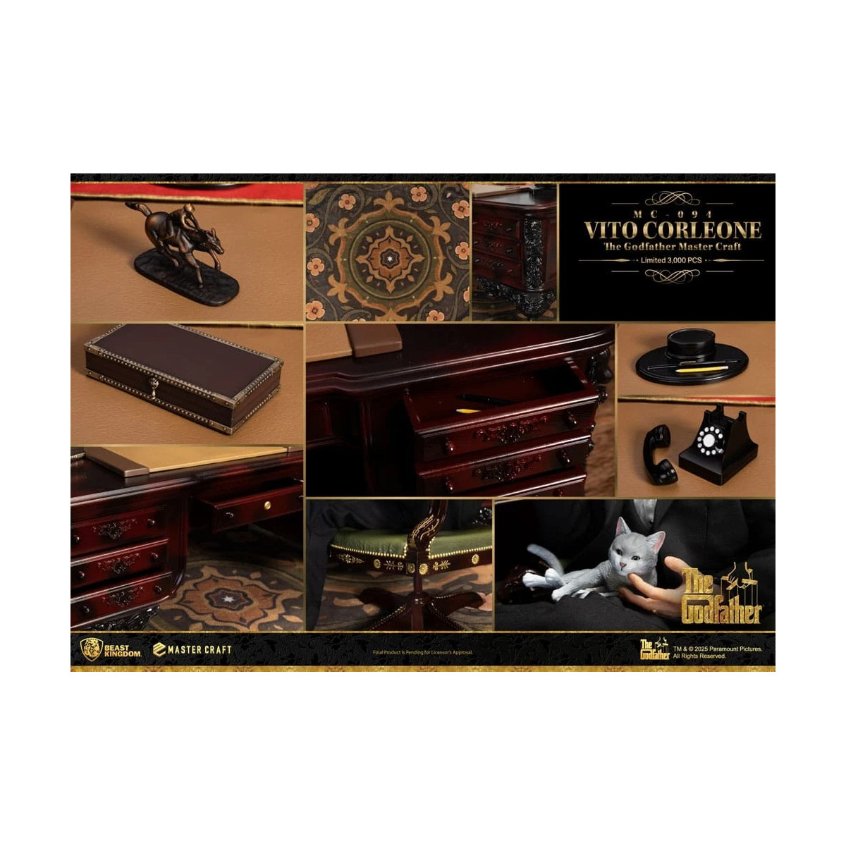 Beast Kingdom - Master Craft Vito Corleone - Il Padrino
