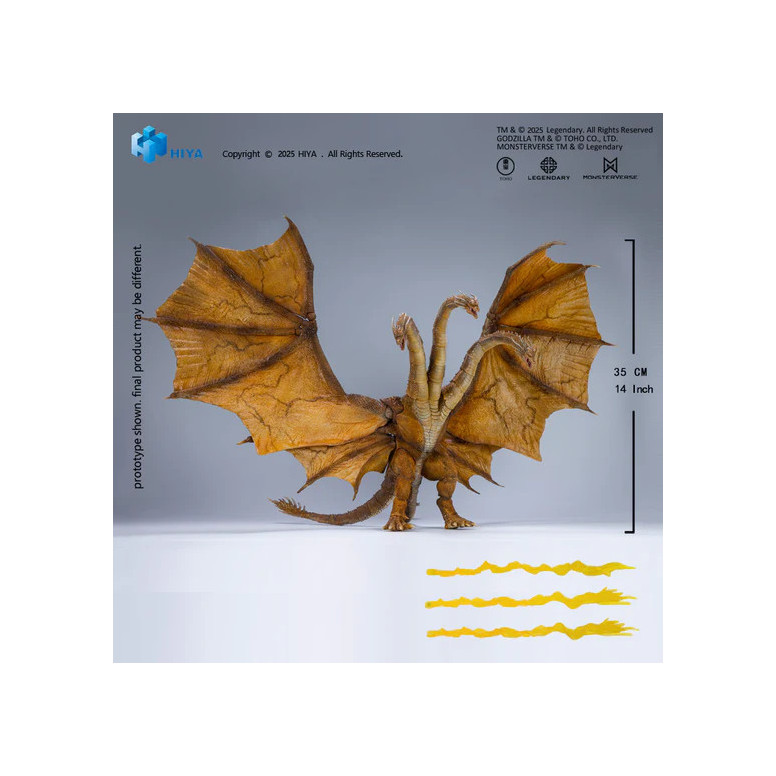 HIYA TOYS - Serie Exquisite Basic 1/12 - King Ghidorah 2.0 - Godzilla King of the Monsters (2019)